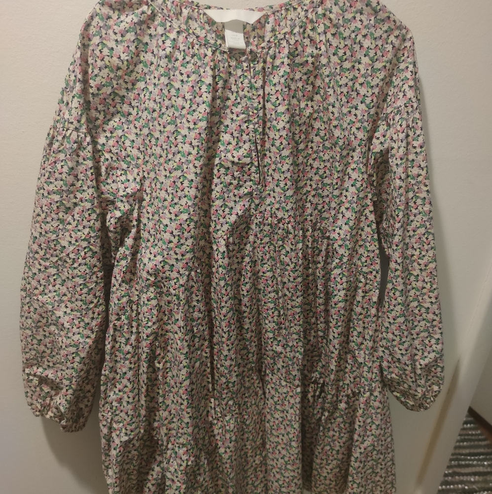 Floral Long Sleeve Dress - Picture 3 of 9